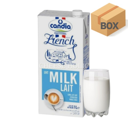 (박스) 프랑스 칸디아 멸균우유 1L x 6